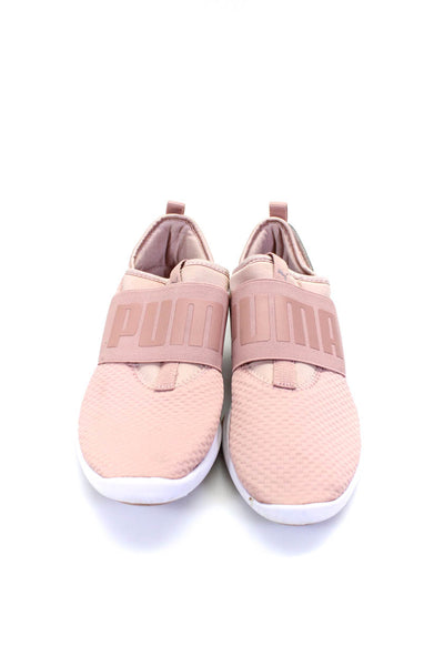 Puma Womens Stretch Round Toe Pull On Low Top Sneakers Pink Size 7.5 6 Lot 2