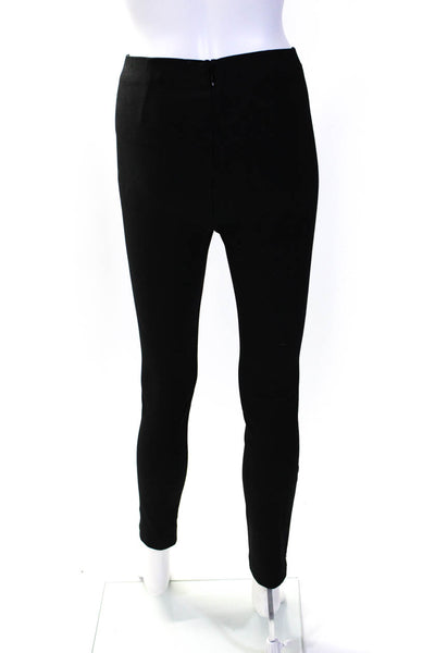 Rag & Bone Womens High Rise Zipper Ankle Skinny Leg Pants Black Cotton Size 0