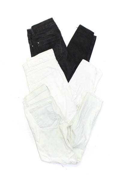 Zara Women's Midrise Five Pockets Skinny Denim Pant Black Size 2 Lot 3