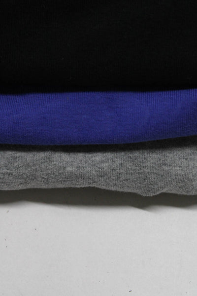 Three Dots Women's V-Neck Short Sleeves Blouse Black Blue Gray Size XL Lot 3