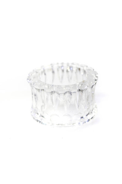 Gorman Clear Glass Napkin Rings 3 sets of 4