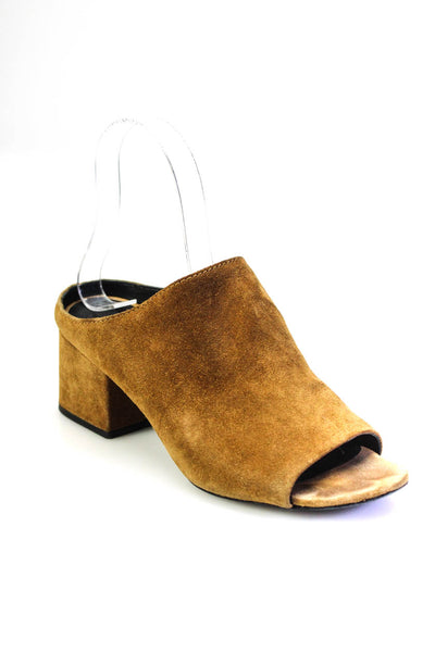 3.1 Phillip Lim Womens Suede Open Toe Gloved Sandals Brown Size 6.5US 36.5EU