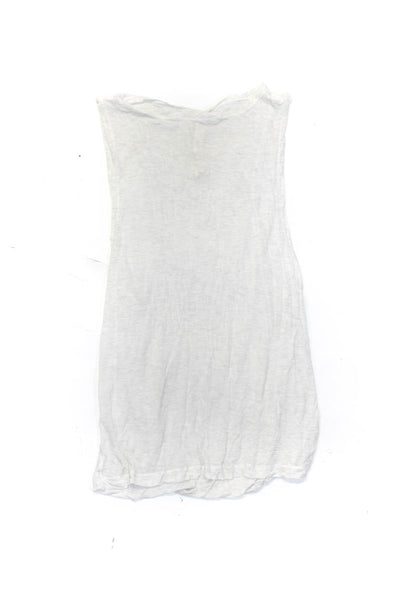 Lululemon Women's Round Neck Sleeveless Tank Top Gray Size 8 Lot 2