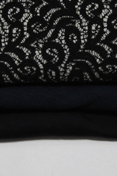 Adam Adam Lippes James Perse J Crew Womens Tops Black Blue Size XS 0 2XS Lot 3