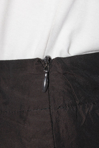 Gerard Darel Womens High Rise Zip Up Cargo Pockets Maxi Skirt Black Size 40