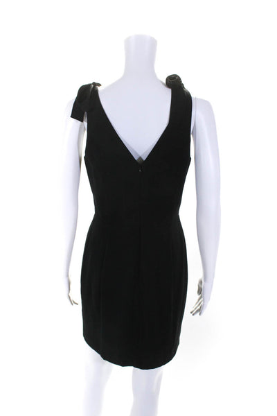 Amanda Uprichard Womens Sleeveless Lined Flared Hem Mini Tank Dress Black Size M