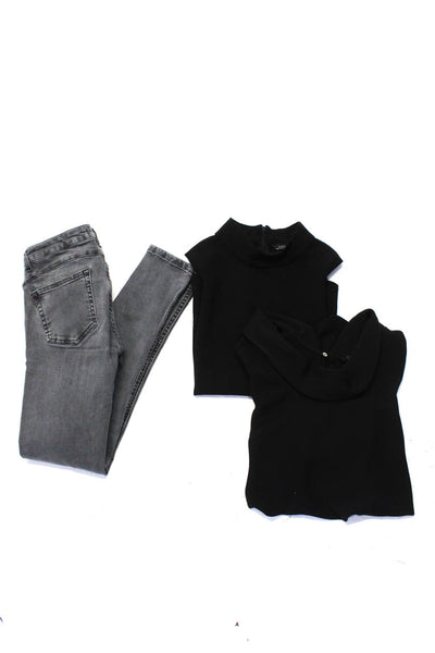 Zara Basic Zara Trafaluc Womens Blouses Tops Skinny Jeans Black Size S 6 Lot 3