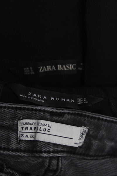 Zara Basic Zara Trafaluc Womens Blouses Tops Skinny Jeans Black Size S 6 Lot 3