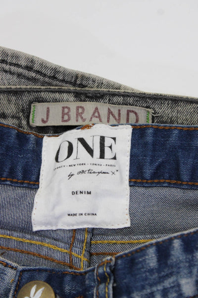 J Brand One Teaspoon Womens Skinny Jeans Blue Gray Size 23 24 Lot 2