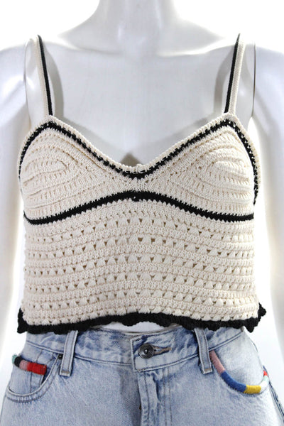 Zara Splendid Blank NYC Womens Knit Tank Tops Shorts Beige Size M 27 26 Lot 4