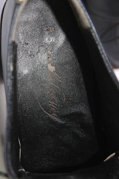 Rachel Comey Women's Round Toe Lace Up Lug Sole Oxford Shoe Navy Blue Size 5
