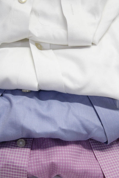 Michael Kors Charles Tyrwhitt Mens Striped Button Tops Pink Size 32 38 39 Lot 4