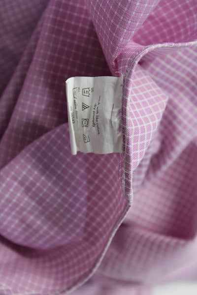 Michael Kors Charles Tyrwhitt Mens Striped Button Tops Pink Size 32 38 39 Lot 4