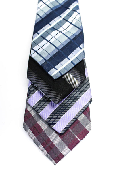 Boss Hugo Boss Calvin Klein TC Tuesdays Mens Silk Striped Purple Size OS Lot 4