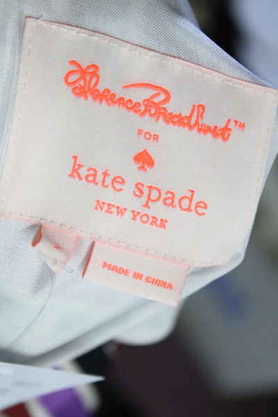 Florence Broadhurst For Kate Spade Womens Half Square Jacquard Dress Multi 2