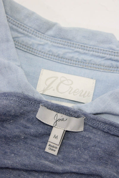 Joie J Crew Womens Blouse Tops T-Shirt Blue Size M 14 Lot 2