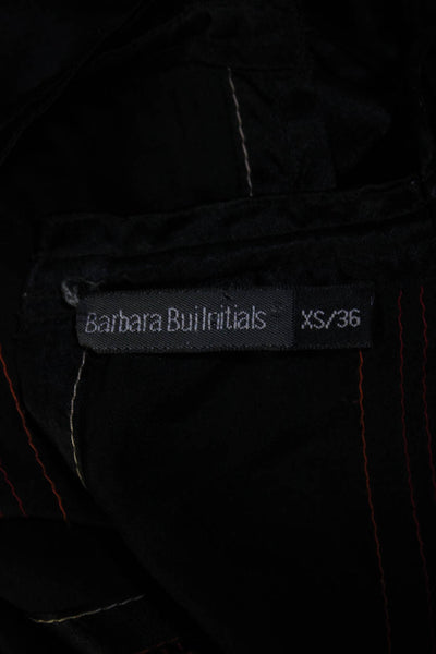Barbara Bui lnitials Women's Haler Embellish Drop Waist Mini Dress Black Size XS