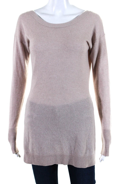 Athleta Women's V-Neck Long Sleeves Cashmere Sweater Pink Size XS