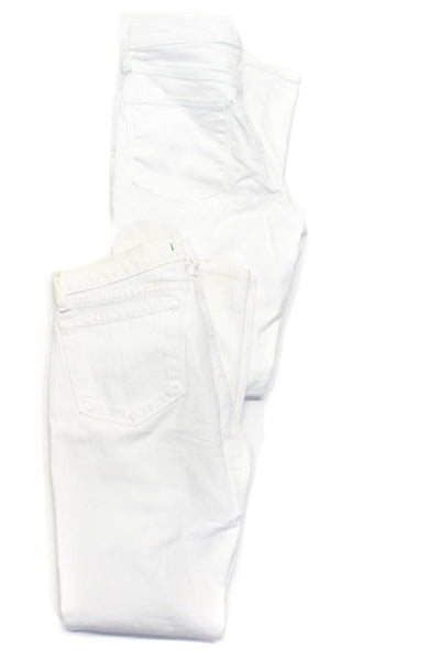 Levis J Brand Womens 311 Shaping Skinny High Rise Jeans White Size 28 29 Lot 2