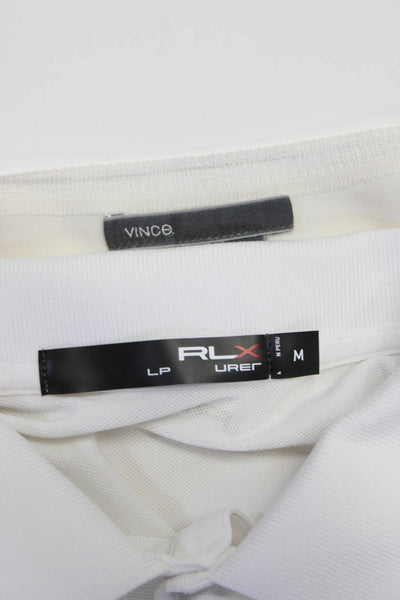 Vince RLX Ralph Lauren Womens Teal/White Ombre Silk Blouse Top Size S M Lot 2