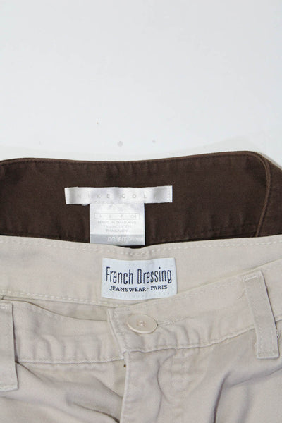 Nike Golf French Dressing Womens Khaki Shorts Brown Beige Size Small 6 Lot 2