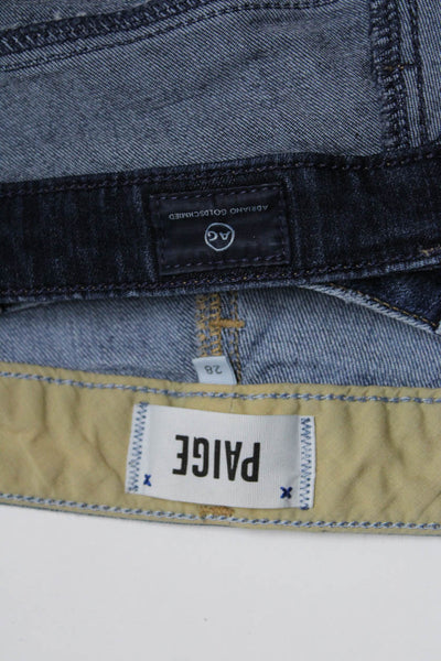 AG Adriano Goldschmied Paige Womens High Rise Cigarette Leg Jeans Blue 28 Lot 2