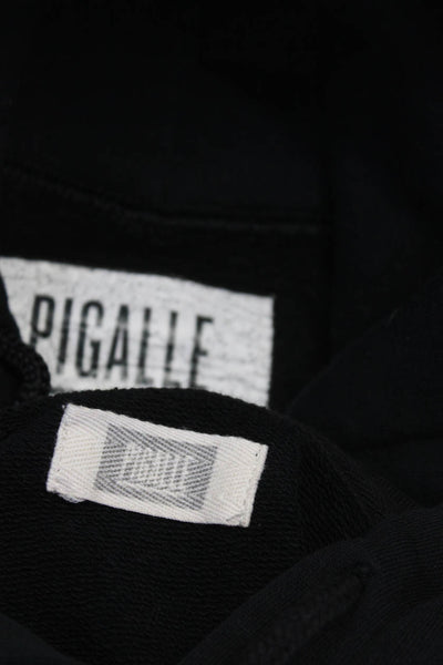 Pigalle Womens Black Graphic Print Long Sleeve Pullover Hoodie Size S lot 2