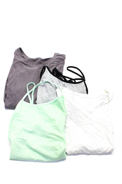 Athleta Women's Scoop Neck Spaghetti Straps Tank Top Gray Green Size L Lot 4