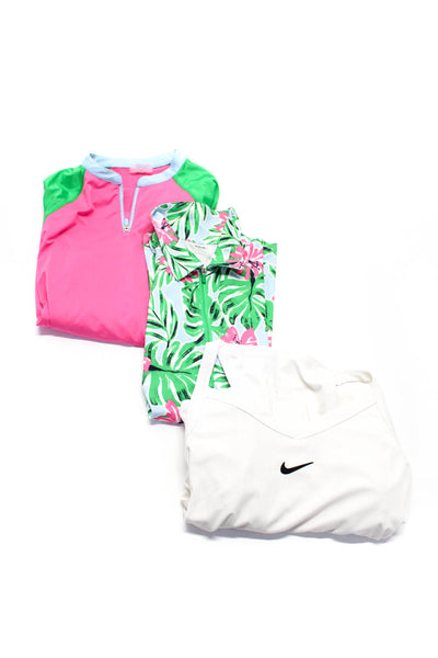 JoFit Nike Womens Tank Top Shirt Tennis Dress Multicolor White Size S M Lot 3