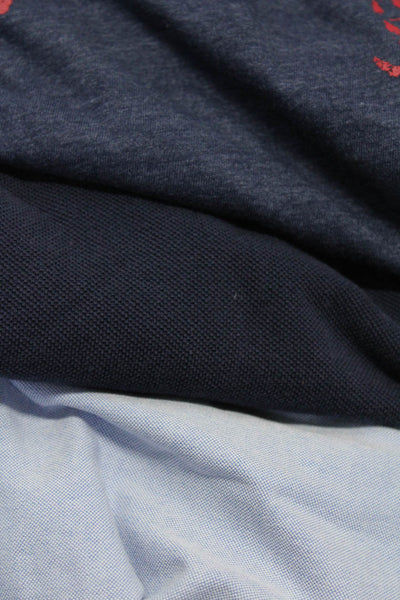 Lacoste J Crew Ralph Lauren Mens Shirts Blue Size Large Extra Large Lot 3