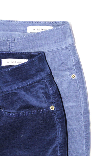 Frame Womens Cotton 5 Pocket High-Rise Straight Leg Jeans Blue Size 26 Lot 2
