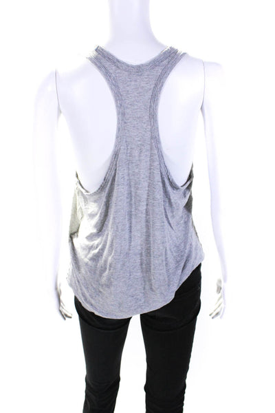 T Alexander Wang Womens  Pullover Tank Top Heather Gray Size Extra Small