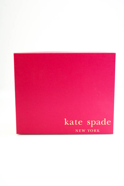 Kate Spade New York Womens Side Zip Block Heel Booties Brown Suede Size 8.5B