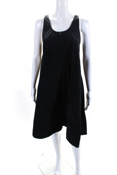 Stella McCartney Womens Sleeveless Scoop Neck Shift Dress Black Size IT 38