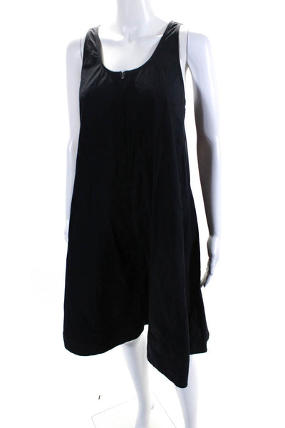 Stella McCartney Womens Sleeveless Scoop Neck Shift Dress Black Size IT 38