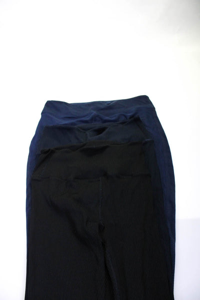 ALALA Carbon 38 Womens Leggings Navy Blue Black Size Extra Large Large Lot 3