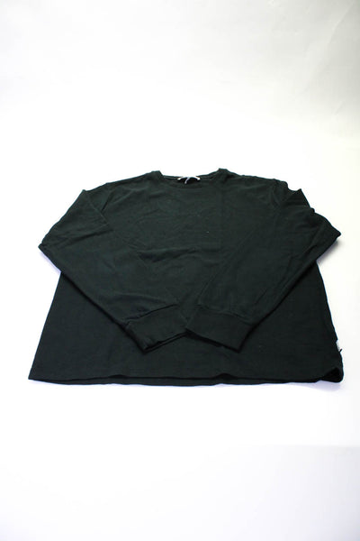 Frame Sorensen Mens Black Crew Neck Long Sleeve Pullover Sweatshirt Size M lot 2