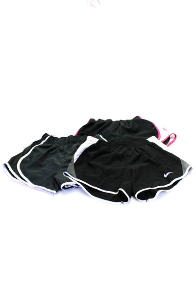 Nike Womens Solid White Drawstring Active Running Shorts Size XS Lot 4