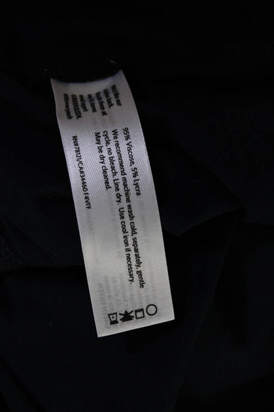 Eileen Fisher Womens Jersey Knit Two Tone Sleeveless Shift Dress Black Size XS