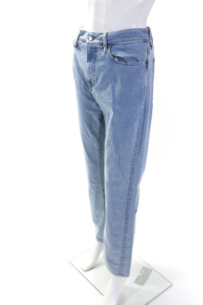 J Crew Womens Light Wash Slim Straight Low Rise Jeans Blue Size 34