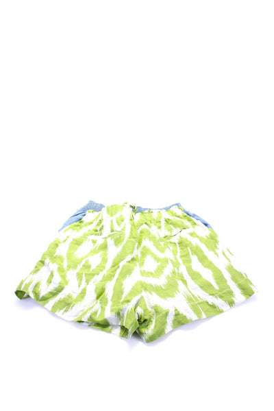 Anthropologie Vineyard Vines Womens Green Printed Casual Shorts Size XS L lot 2