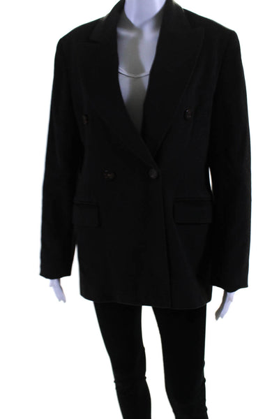 Votrenom Womens Brown Double Breasted Long Sleeve Peacoat Size 2