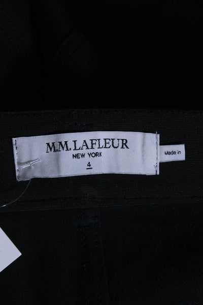 M.M. Lafleur Womens Black High Rise Skinny Leg Jeans Size 4