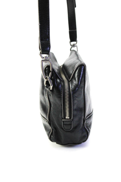 Liebeskind Womens Black Leather Zip Small Crossbody Bag Handbag