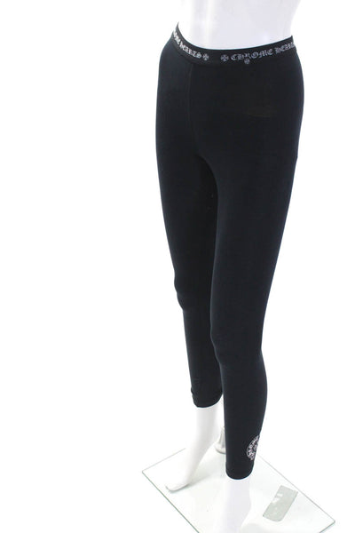 Chrome Hearts Women's Horseshoe Elastic Waist Full Length Legging Black Size S