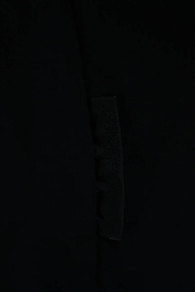 Ultracor Women's Zip Closure Long Sleeves Mesh Pocket Jacket Black Sze XS