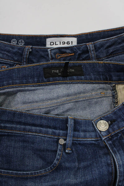 Rag & Bone DL 1961 Womens Denim Four Pocket Skinny Jeans Blue Size 28 Lot 2