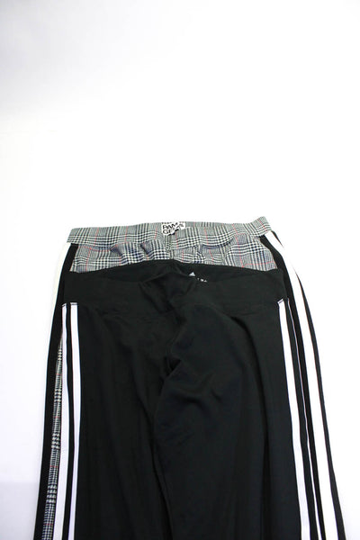 Adidas Pam & Gela Womens Stripe Plaid Leggings Pants Size Medium Large Lot 2