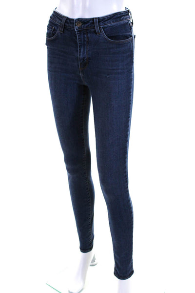 L'Agence Womens Marguerite High Rise Skinny Jeans Pants Blue Size 27