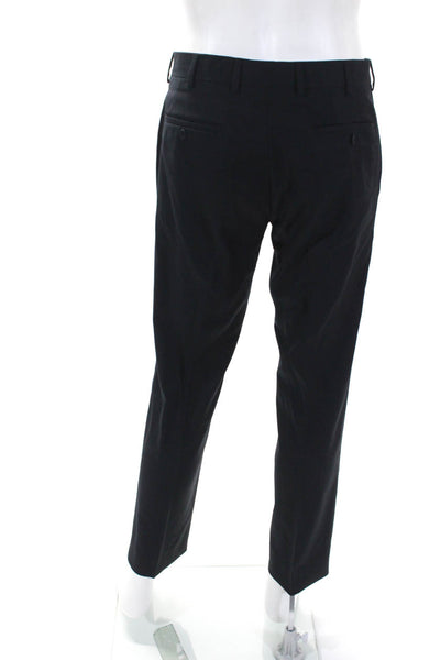 Jil Sander Mens Navy Blue Wool Two Button Blazer Pants Suit Set Size 48